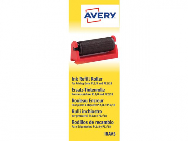 Fargevalse Avery Pl1/8 Pl2/18 Sort (5 stk)