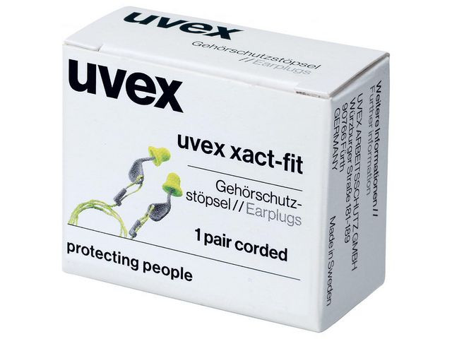 Ørepropper Uvex Xact-Fit M/Snor 26Db