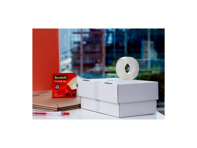 Tape Scotch Krystall 19Mmx33M (8 stk)
