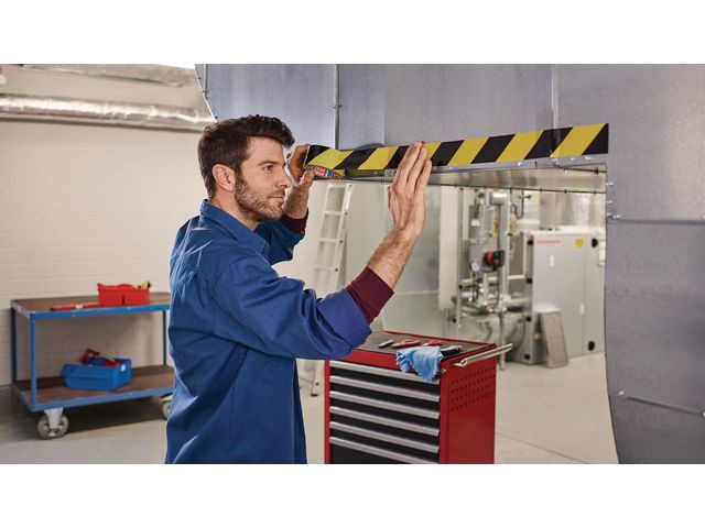 Varseltape Tesa 58133 Gul/Sort (6 stk)