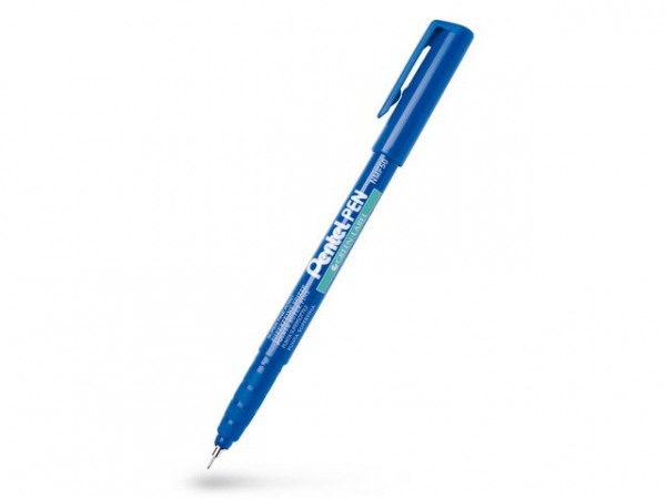 Merkepenn Pentel Nmf50 0,6Mm Blå (12 stk)