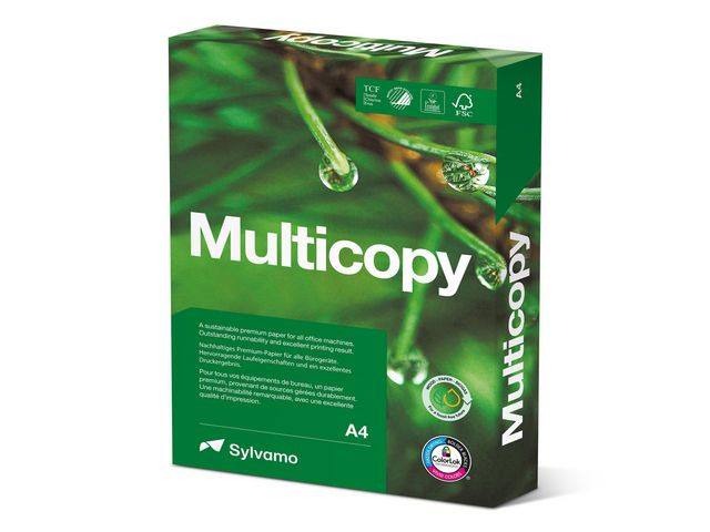 BildeKopipapir Multicopy A4 75G (500 ark/pk, 5 pakker)