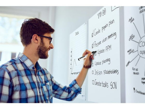 Whiteboardfilm Legamaster Rutet 60X80Cm