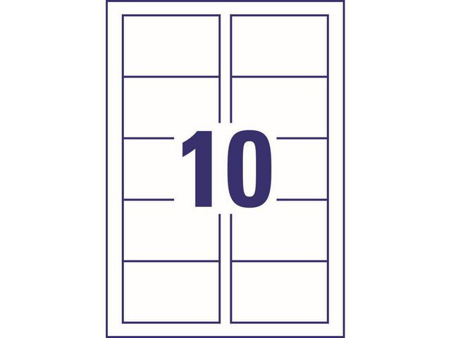 Visittkort Avery Ilc 85X54Mm 200G (250 stk)