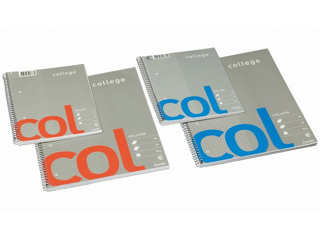 Spiralhefte Bantex A4 70G 70Ark Linjer (10 stk)