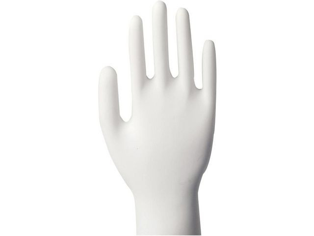 Hanske Abena C. Vinyl U/P L Klar (100 stk)