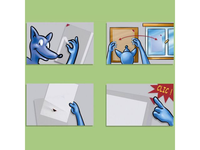 Ramme Djois A4 Selvklebende (5 stk)