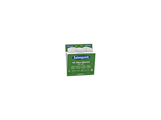 Plaster Salvequick Sensitive Refill (43 stk/pk, 6 pakker)