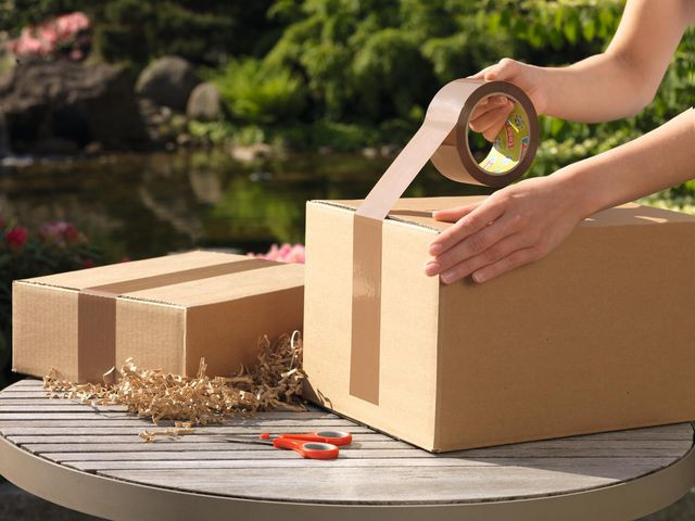 Emballasjetape Tesa Eco 50Mmx66M Brun (6 ruller)