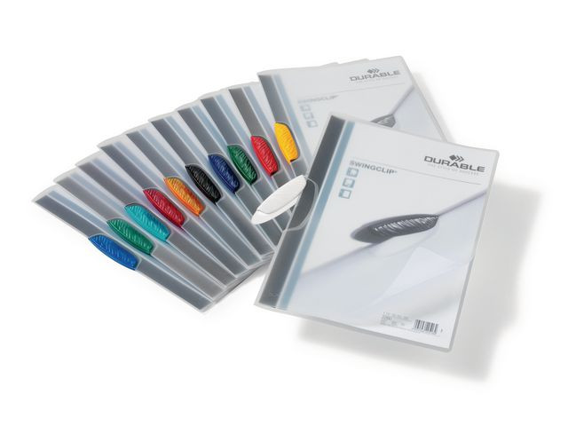 Klemmappe Swingclip A4 30 Ark Mørkblå (25 stk)