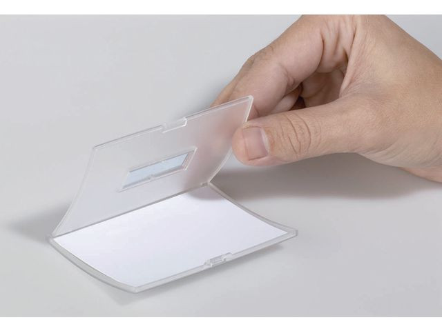 Navneskilt Durable 54X90Mm M/Klips (25 stk)