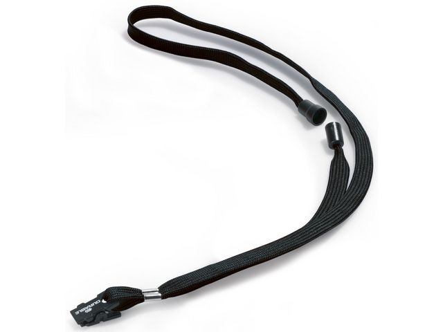 BildeHalssnor Durable Klips Sort (10 stk)