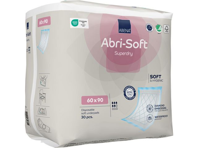 Sengebeskytter Abena Abri-Soft 90X60 (30 stk)