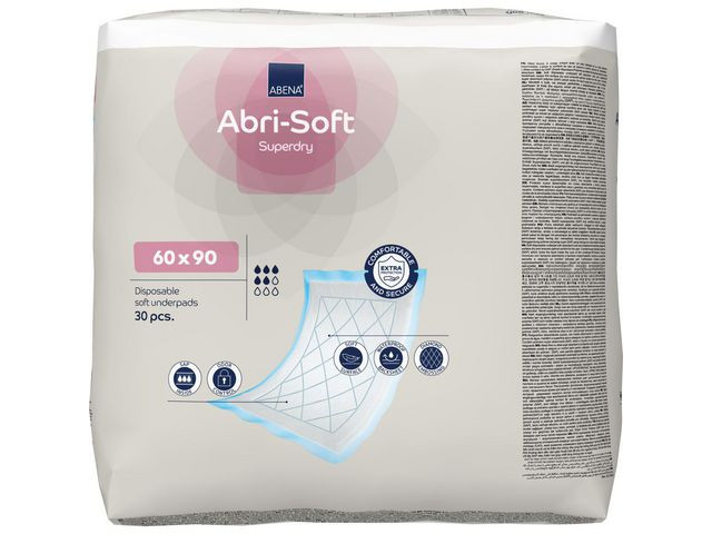 Sengebeskytter Abena Abri-Soft 90X60 (30 stk)