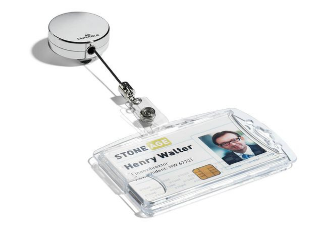 Snelle Durable Metallclip Rund Sølv (10 stk)
