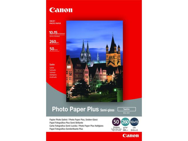 10x15 SG-201 Fotopapir Plus Semi-gloss 260g (50)