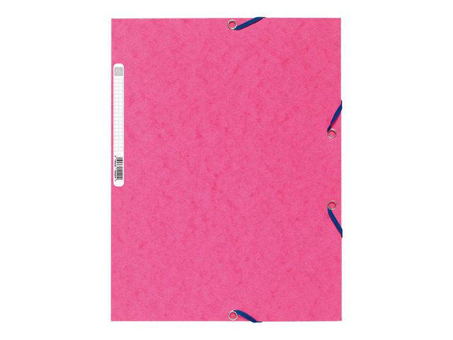 BildeStrikkmappe Exacompta A4 3 Kl 400G Rosa (25 stk)