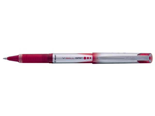 Rollerpenn Pilot V-Ball Grip 0,7Mm Rød (12 stk)
