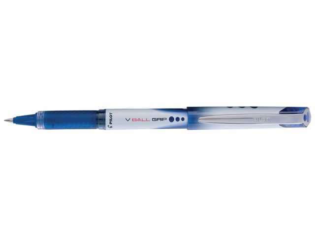 Rollerpenn Pilot V-Ball Grip 0,7Mm Blå (12 stk)