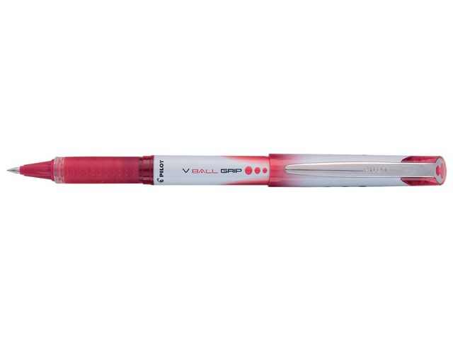 Rollerpenn Pilot V-Ball Grip 0,5Mm Rød (12 stk)
