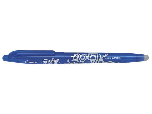 Geleroller Pilot Frixion Ball 0,7 Lysblå (12 stk)