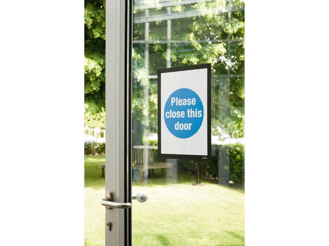 Ramme Duraframe A4 Magnet Sort (2 stk)