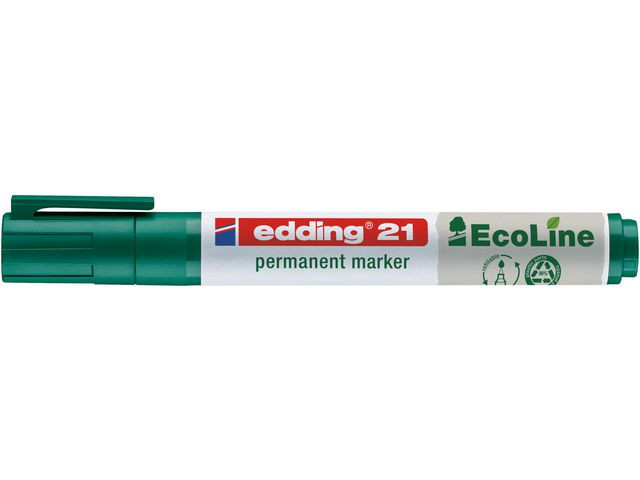 Merkepenn Edding 21 Ecoline Rund Grønn