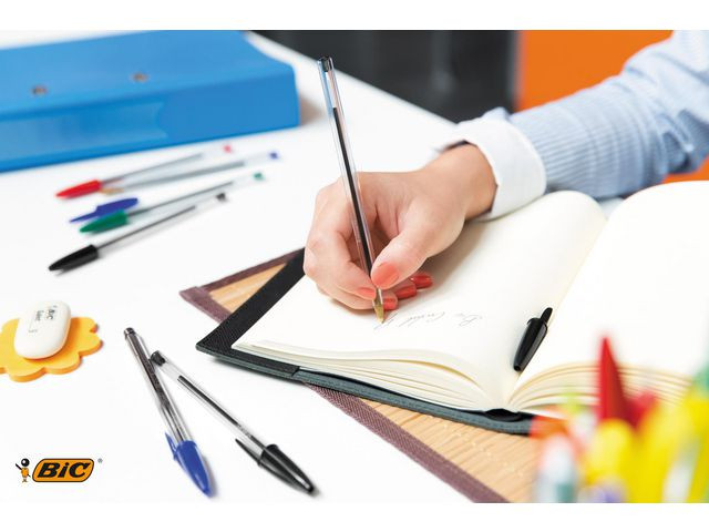 Kulepenn Bic Cristal M Sort (100 stk)