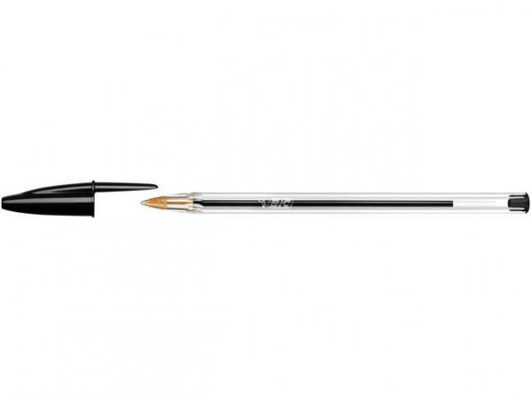 Kulepenn Bic Cristal M Sort (100 stk)
