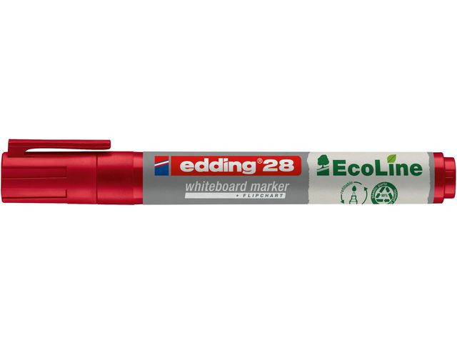 Whiteboardpenn Edding 28 Ecoline Rød