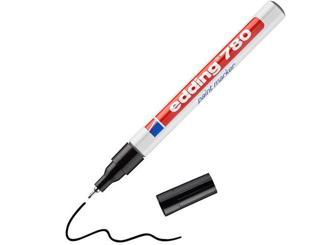 Paintmarker Edding 780 Sort (10 stk)