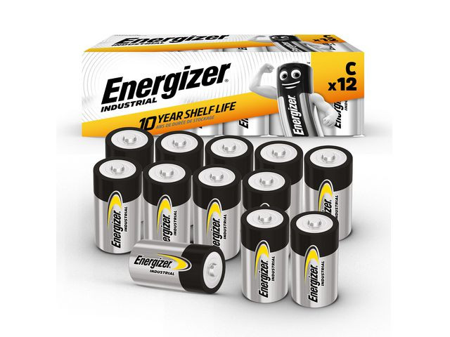 Batteri Energizer Industrial C/Lr14 (12 stk)