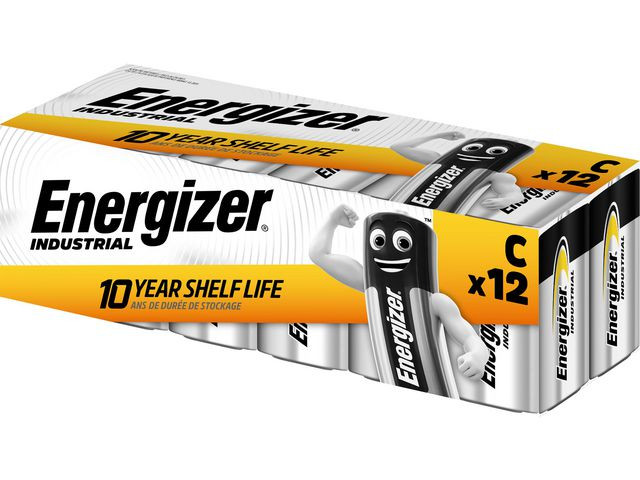 Batteri Energizer Industrial C/Lr14 (12 stk)