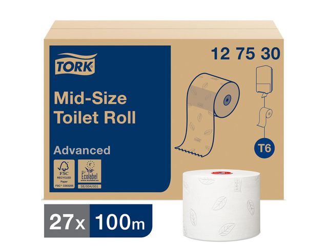BildeToalettpapir Tork Advance 2L T6 100M (27 ruller)