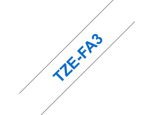 BildeTape Brother Tze-Fa3 12Mmx3M Blå/Hvit