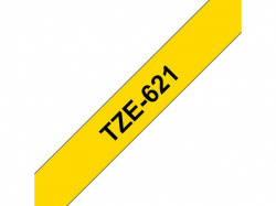 BildeTape Brother Tze-621 9Mmx8M Sort/Gul