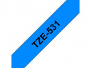 Tape Brother Tze-531 12Mmx8M Sort/Blå