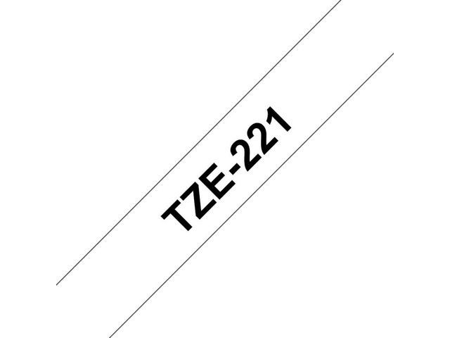 BROTHER Tape TZE-221 9mm Black on White