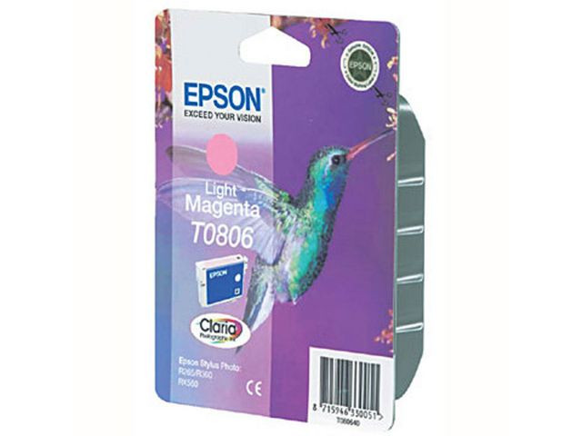 BildeBlekk Epson T0806 C13T08064011 Lys Rød