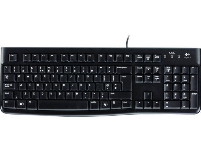 MK120 Desktop Set, Black (Nordic)