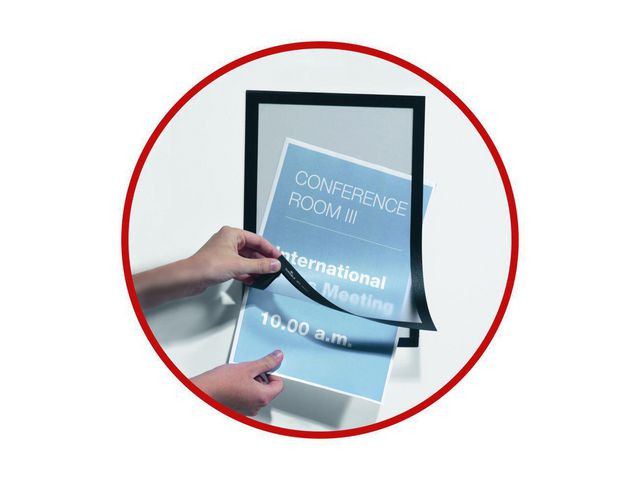 Ramme Duraframe A4 Magnet Sølv (2 stk)