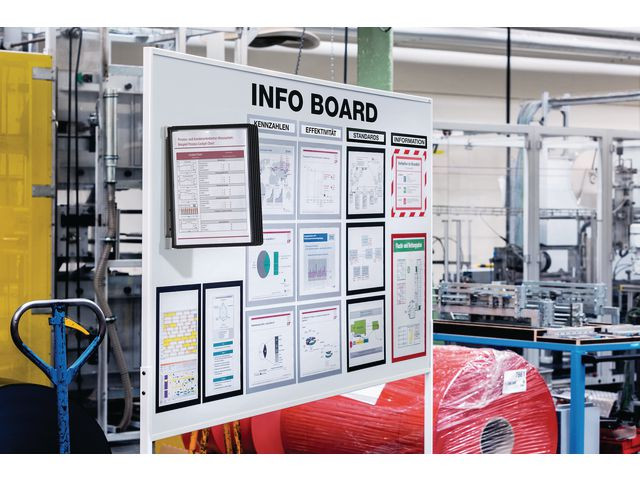 Veggstativ Vario Magnet 5 Lommer Sort