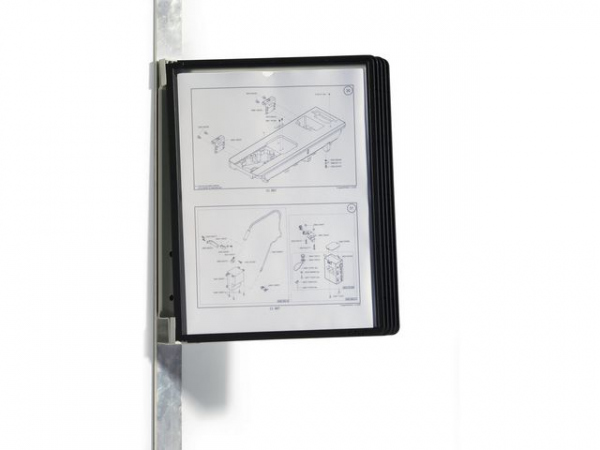 Veggstativ Vario Magnet 5 Lommer Sort