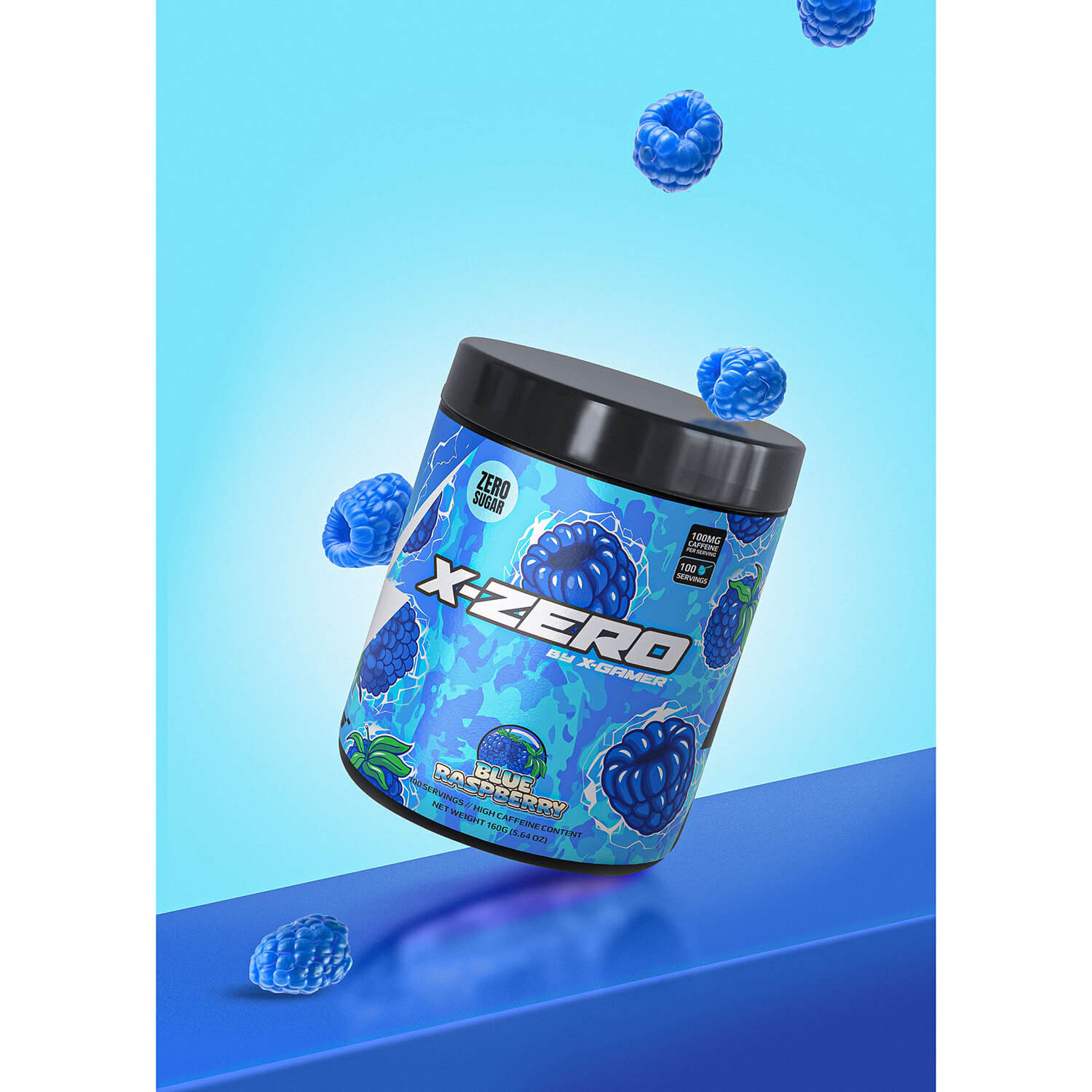 BildeX-GAMER X-Zero 160 gram Blue Raspberry