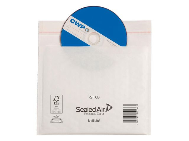 Boblekonvolutt Ml Cd 18X16Cm (100 stk)