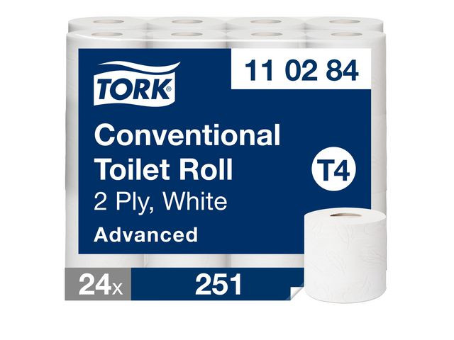 Toalettpapir Tork Advance 2L T4 31M (24 stk)