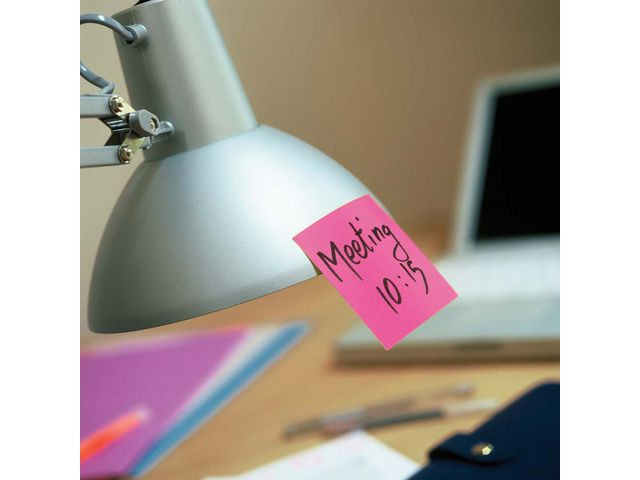 Notatblokk Post-It 76X76 Neon Ass (24 stk)
