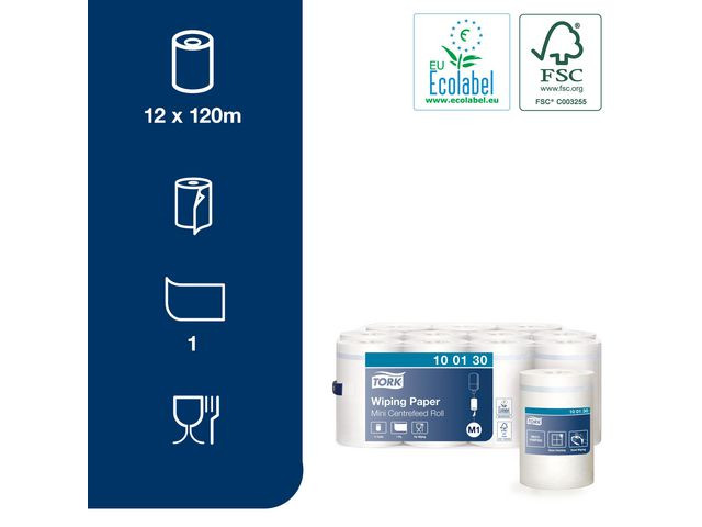 Tørkerull Tork Advance 1L M1 120M (11 stk)
