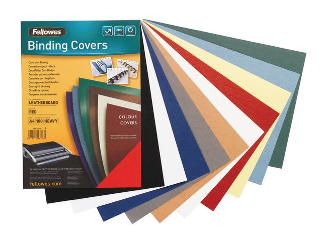 Omslag Ringinnb Fellowes Karto Hvit (100 stk)