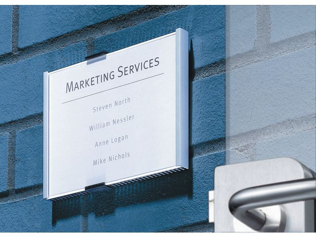 Dørskilt Durable Infosign 105,5X149Mm